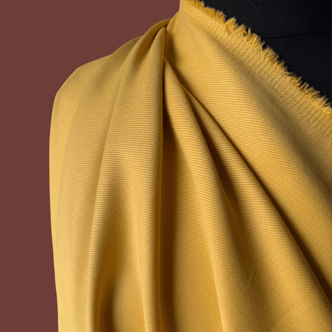 Brushed Bull Denim in Marigold