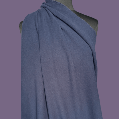 1 yard remnant - Classic Navy Cotton French Terry - Deadstock