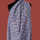 Perwinkle Poppy - Cotton Block Print