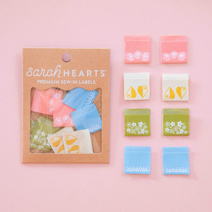 Vintage Patterns Woven Labels