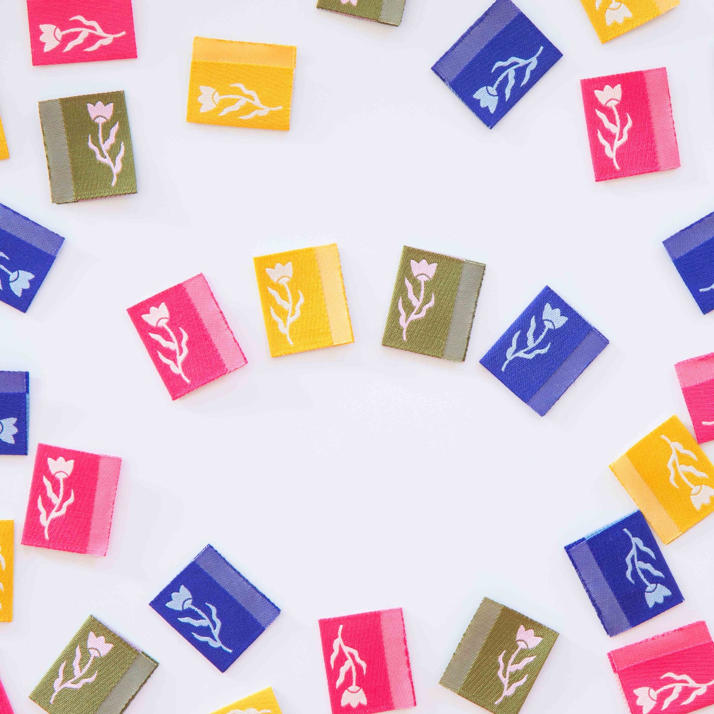Tulip Woven Labels