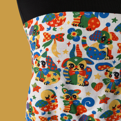 Retro Nostalgia - Collab Print Run with So Lazo - Linen Cotton