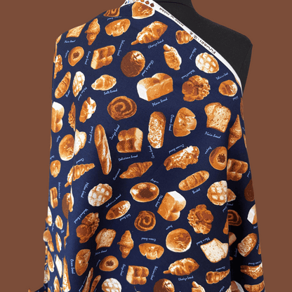 Bread Babe -  Navy - Japanese Cotton Canvas