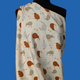 Kiwi Birds on Cream Cotton Oxford
