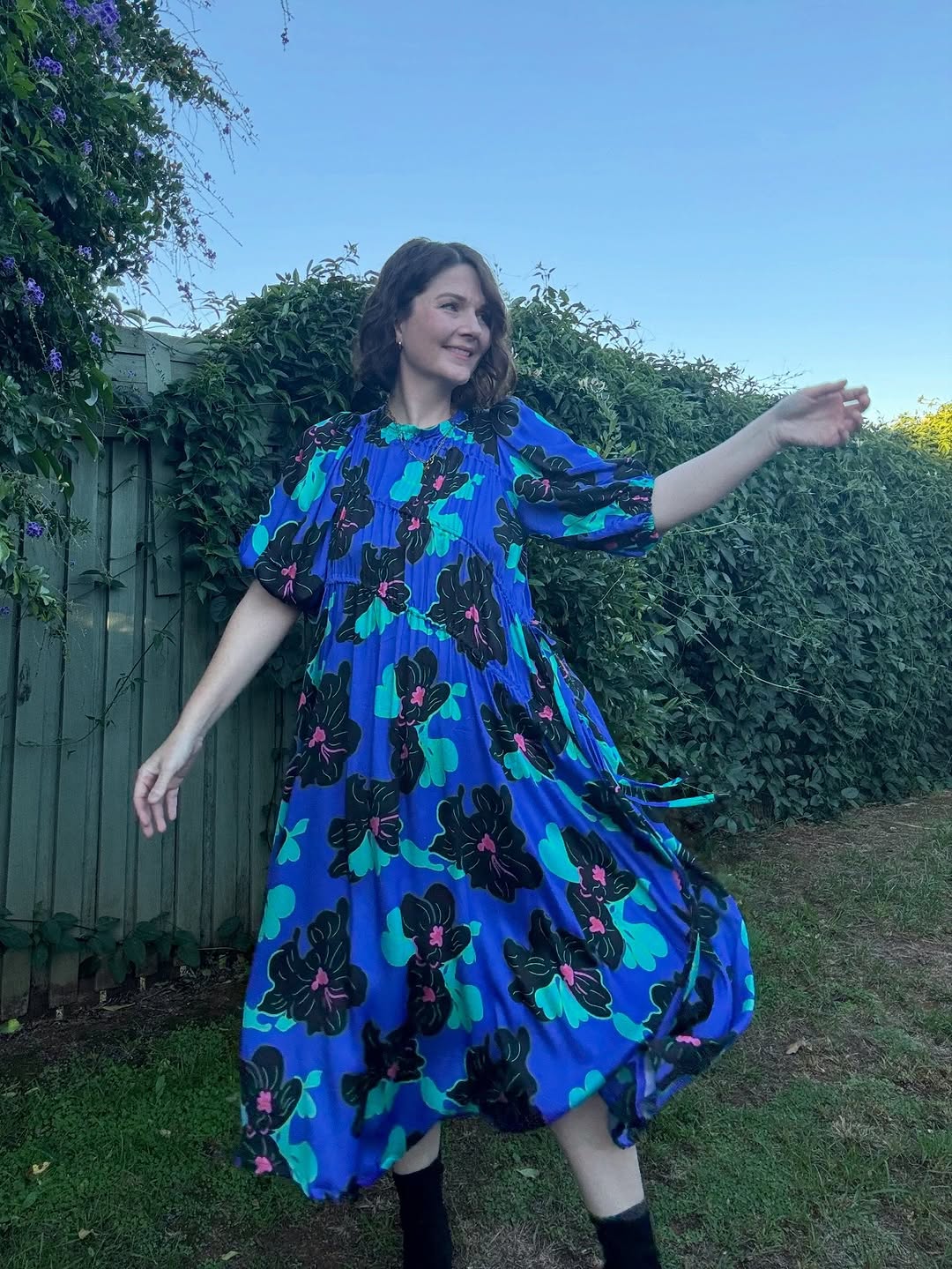 1961 in Ultramarine - Exclusive Print - Ecovero Rayon Challis