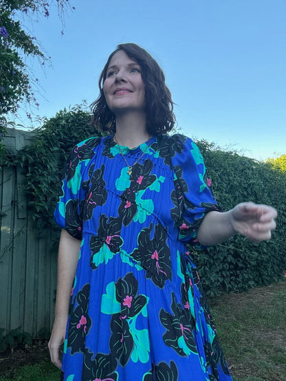 1961 in Ultramarine - Exclusive Print - Ecovero Rayon Challis