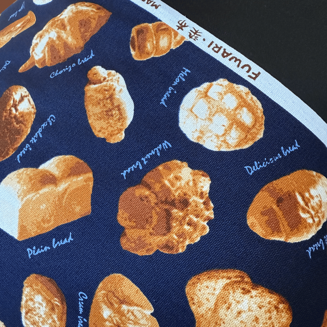 Bread Babe -  Navy - Japanese Cotton Canvas