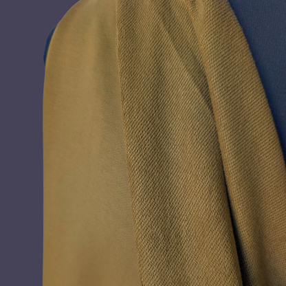 Heavyweight Cotton French Terry in Olive Khaki