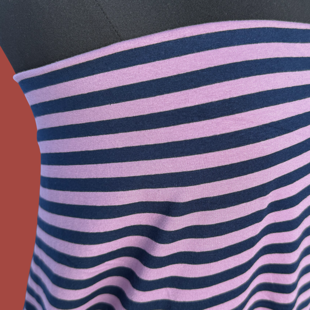 Cabin Stripe Jersey - Blueberry/Lilac