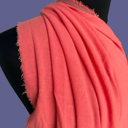 Slub Linen Rayon - Coral