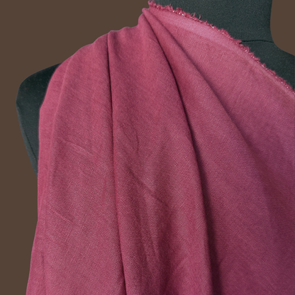 Midweight Stonewashed Linen - Mulberry
