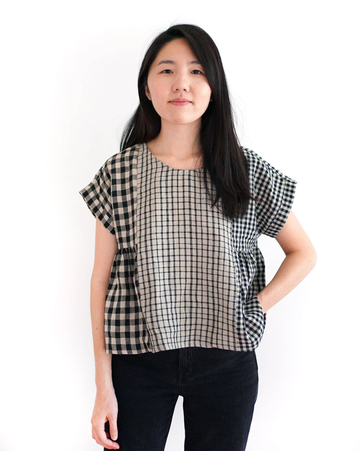 Collage Gather Top Printed Sewing Pattern
