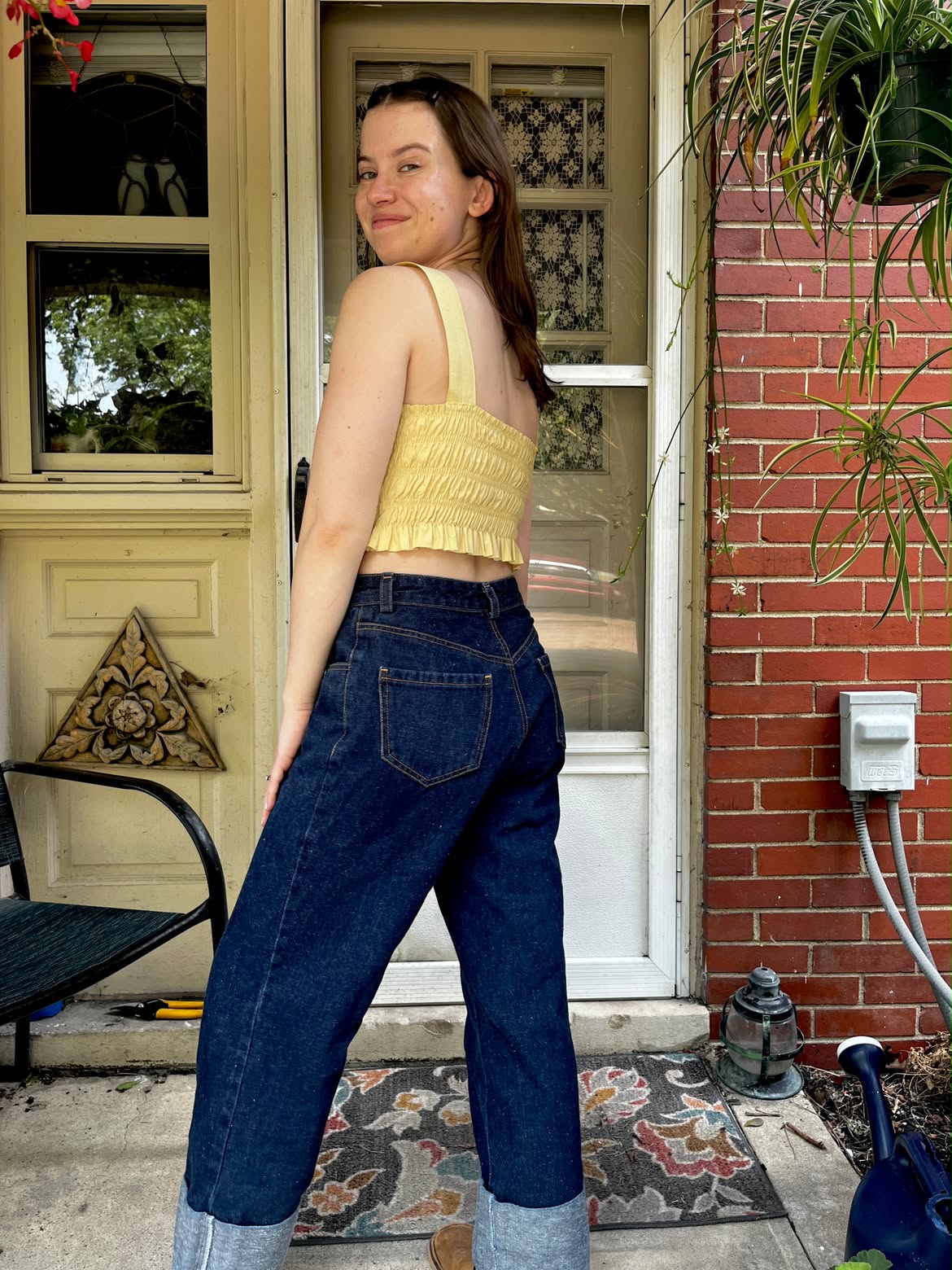 Sandwashed Cotton Poplin - Melted Butter