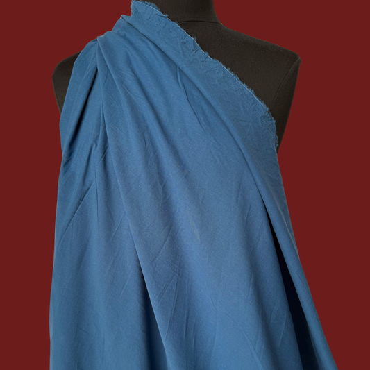 Washed Cotton Poplin - Pacific