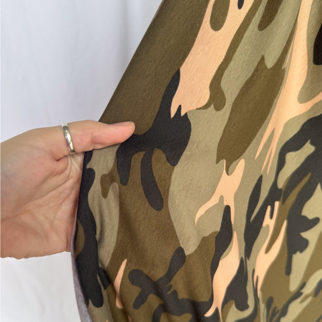 Knit Jersey in Light Camo - Deadstock