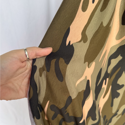 Knit Jersey in Light Camo - Deadstock