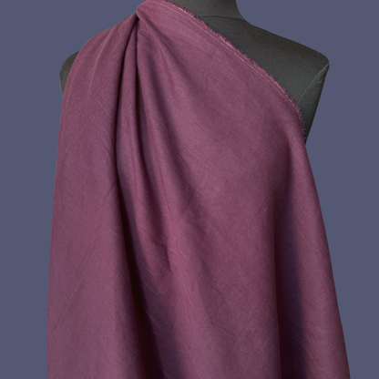 Midweight Stonewashed Linen - Plum