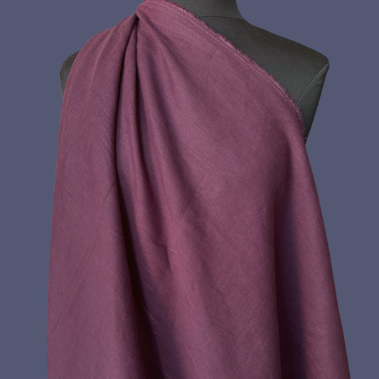 Midweight Stonewashed Linen - Plum