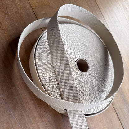 Cotton Webbing - Sold by the Yard