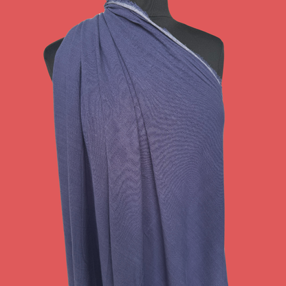 Slub Linen Rayon - Blueberry