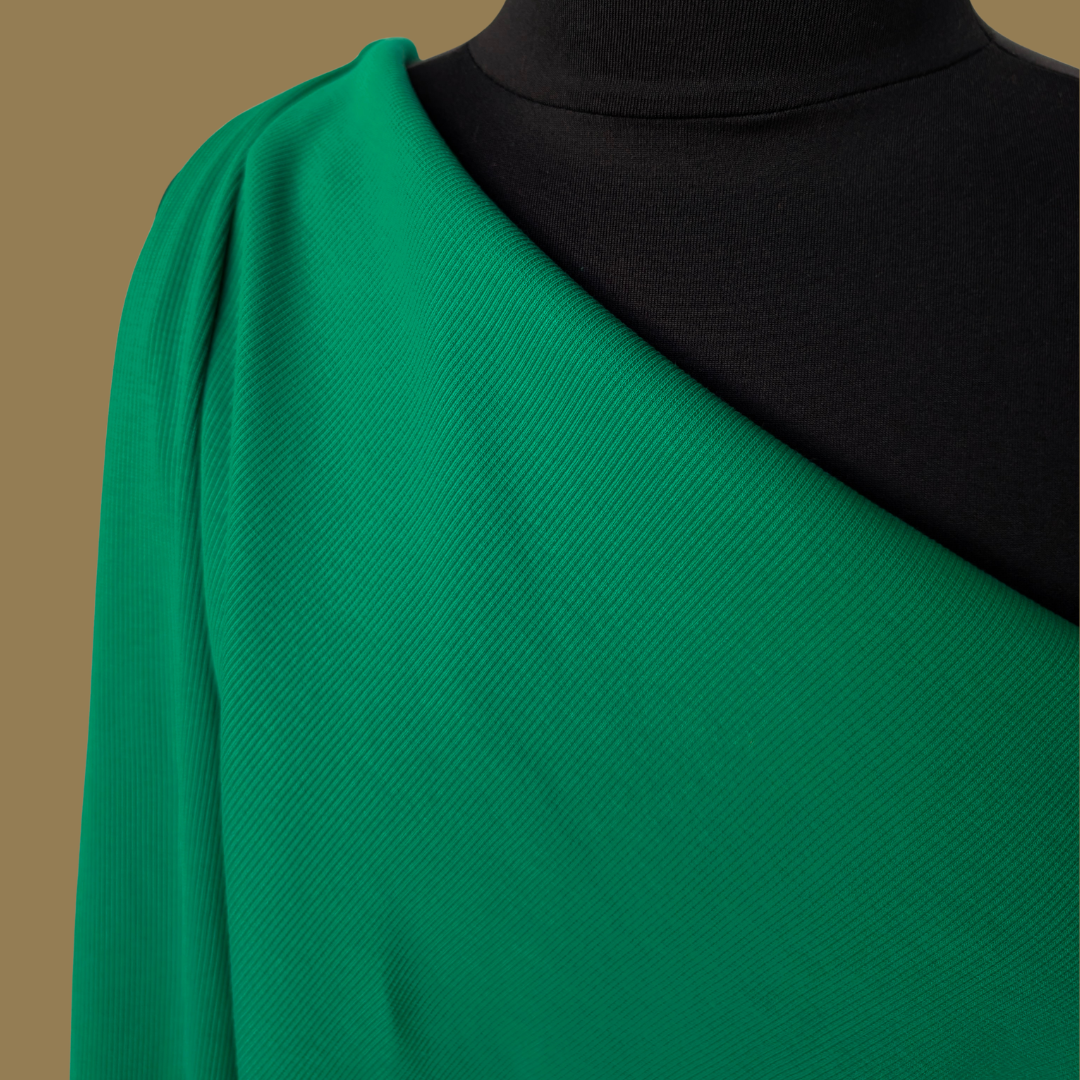 Heavy Cotton Spandex Rib Knit in Shamrock