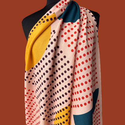 Low Stock - Sunrise - Exclusive Print - Linen Cotton Blend