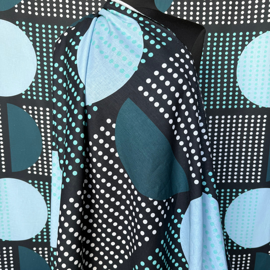 Moonrise - Exclusive Print - Linen Cotton Blend