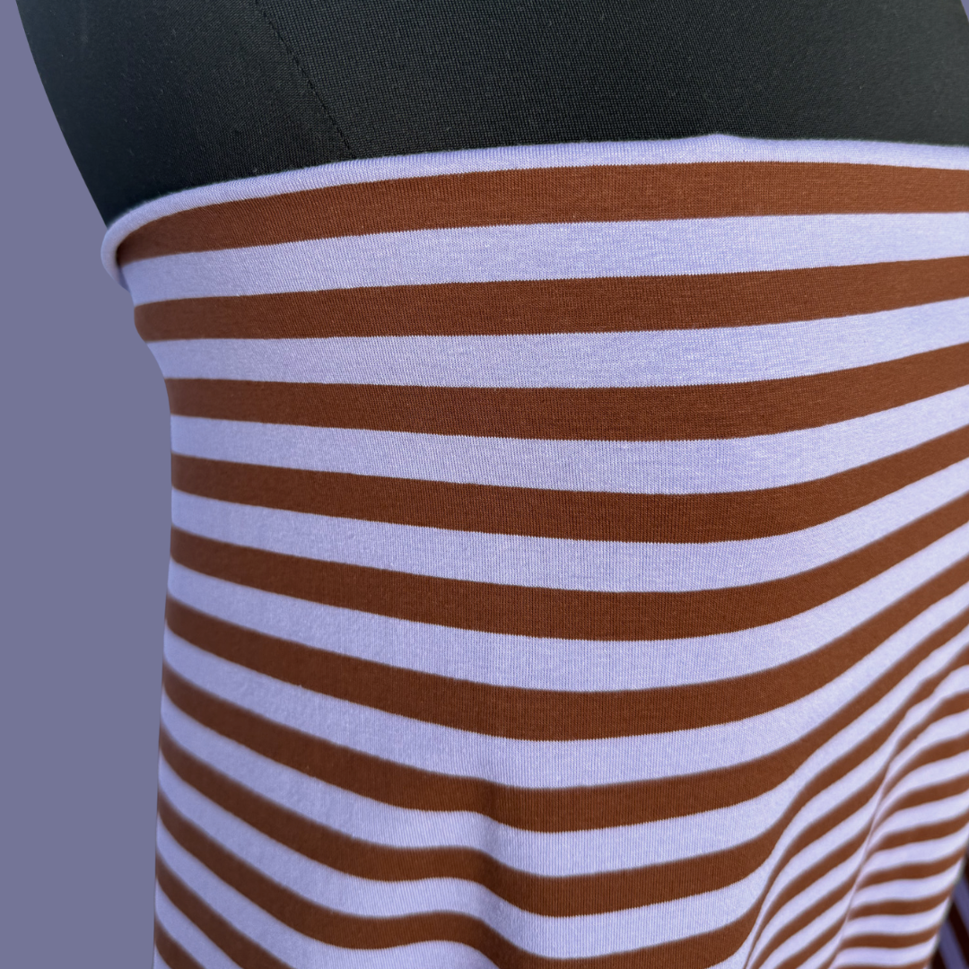Cabin Stripe Jersey - Lavender/Cocoa