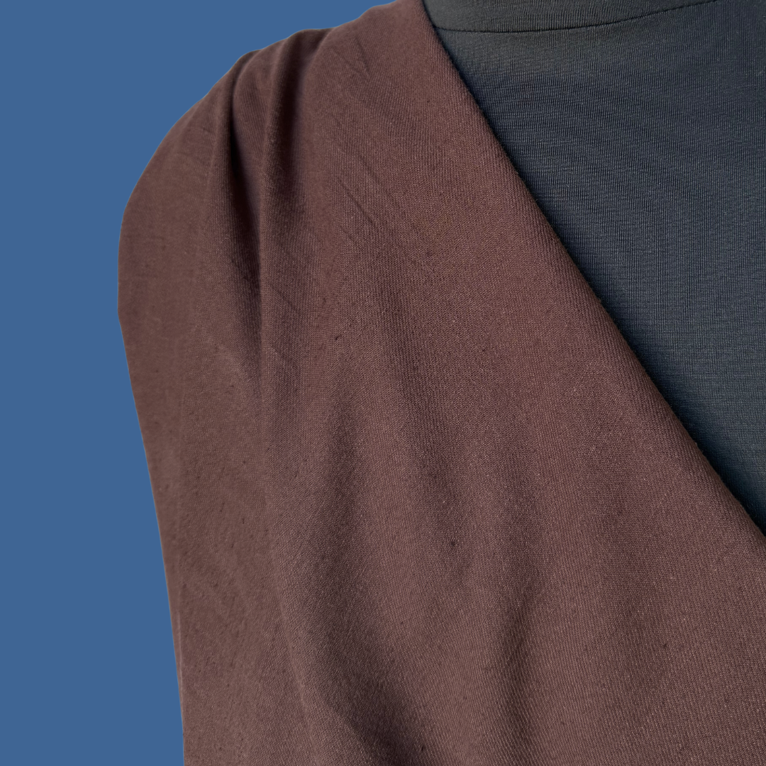 Midweight Linen Cotton Twill - Cocoa