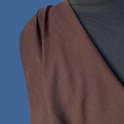 Midweight Linen Cotton Twill - Cocoa