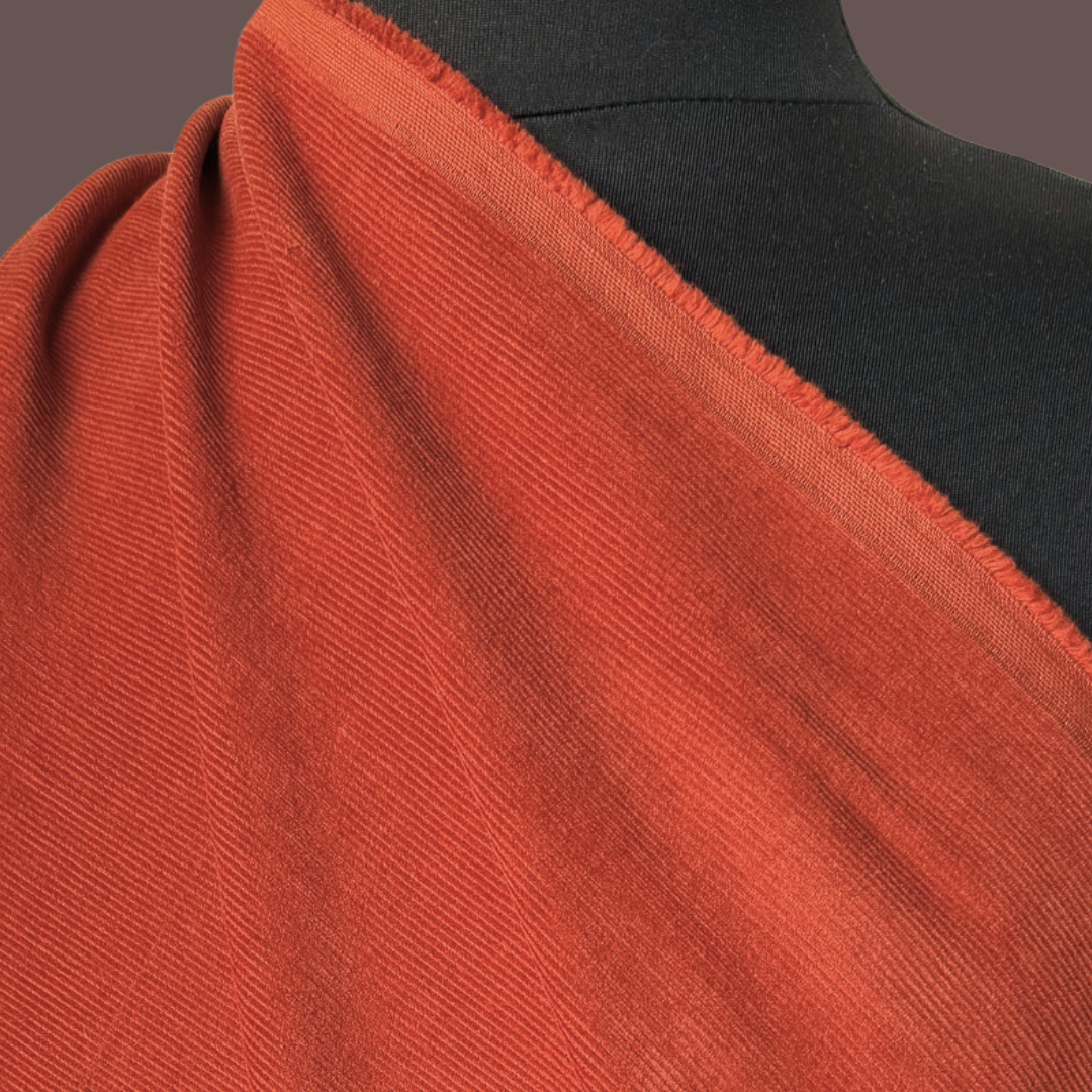 Midweight Cotton Corduroy - Pumpkin