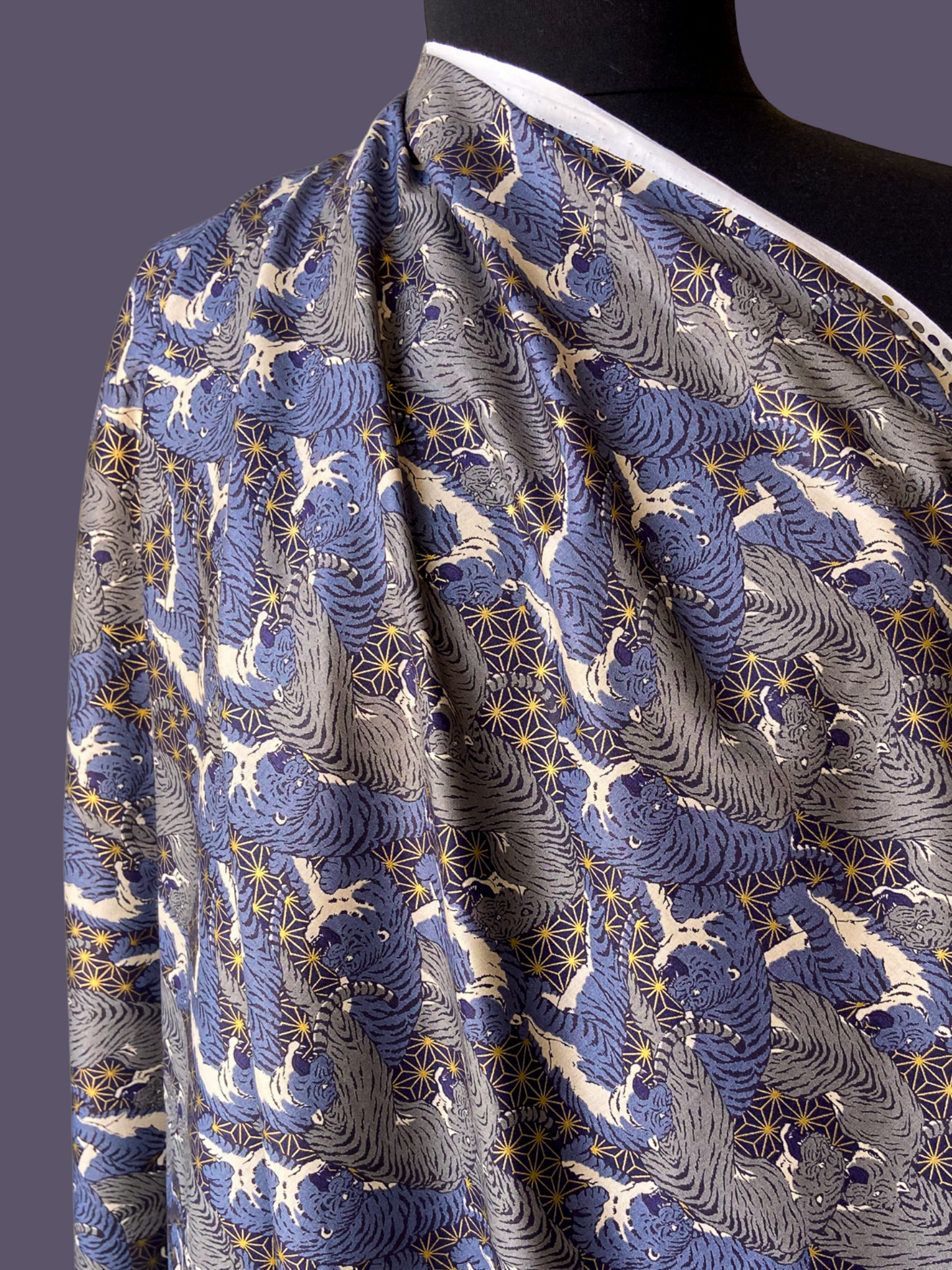 Metallic Tigers - Japanese Cotton Shirting