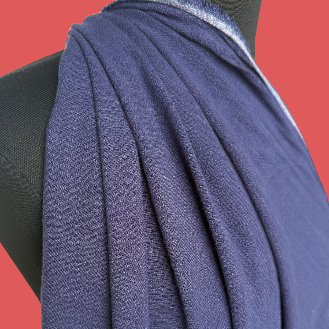 Slub Linen Rayon - Blueberry