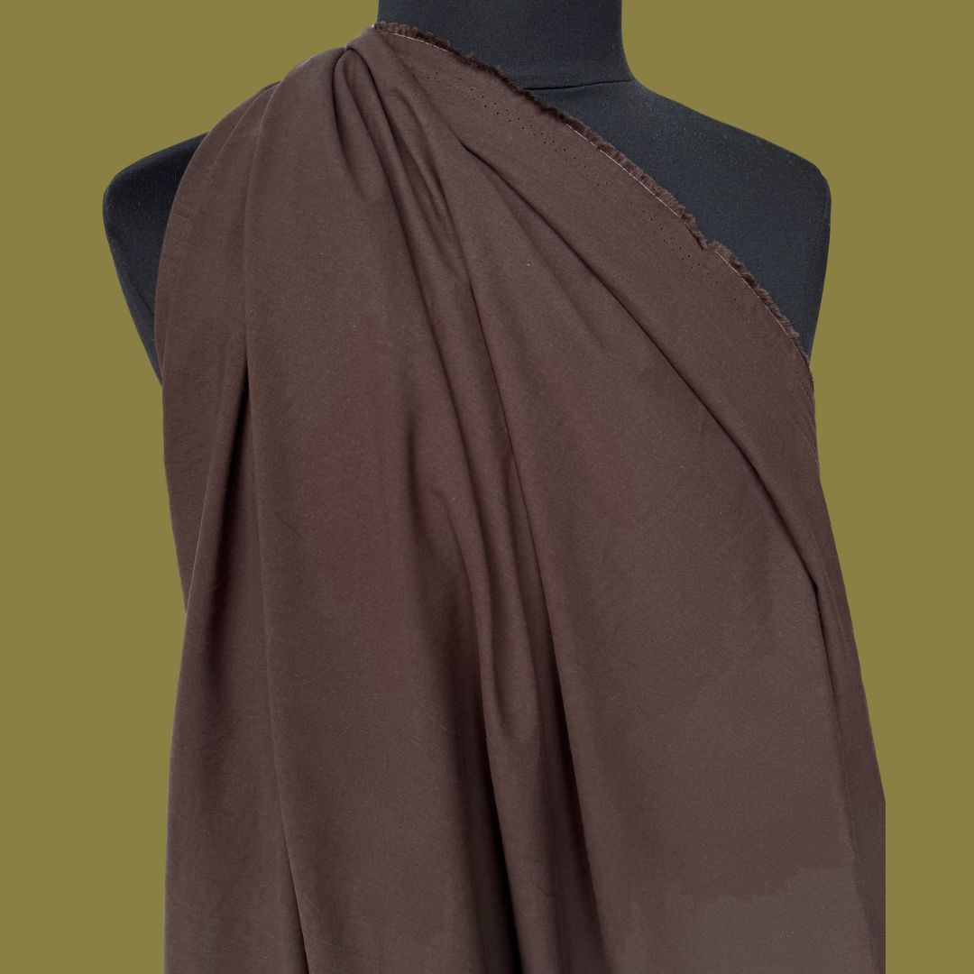 Washed Cotton Poplin - Espresso