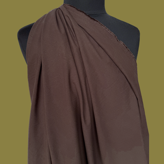 Washed Cotton Poplin - Espresso