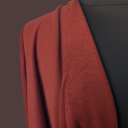 Heavyweight Cotton French Terry in Brick