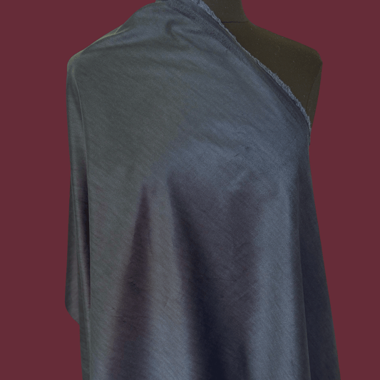 Navy Cotton Velveteen - Deadstock