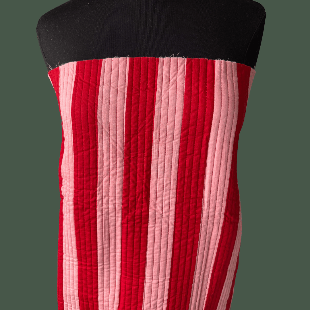 Warm Winter in Peppermint Stripe - Sold in pre-cuts*