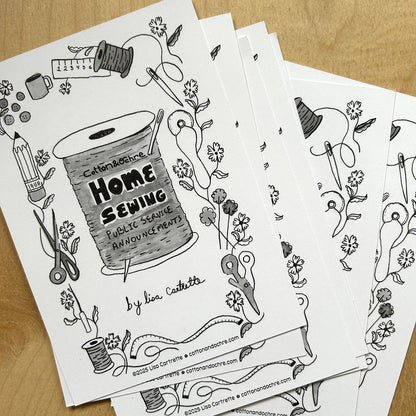 Home Sewing PSA Mini Posters