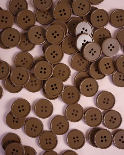 Cocoa Retro Buttons 7/8"