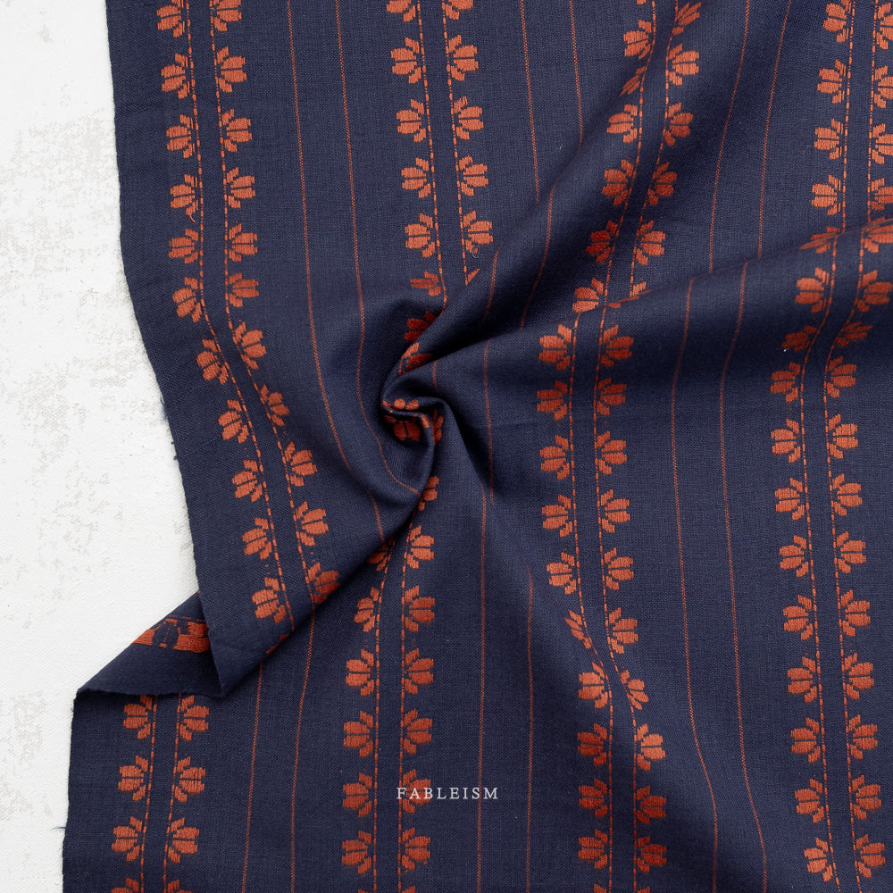Deco Stripe in Navy - Fine & Dandy