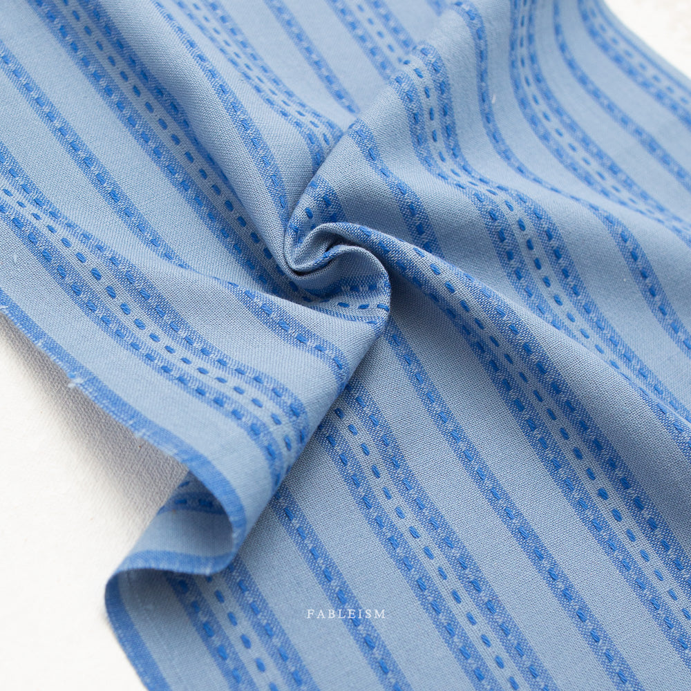 Stitch Stripe in Blue - Fine & Dandy