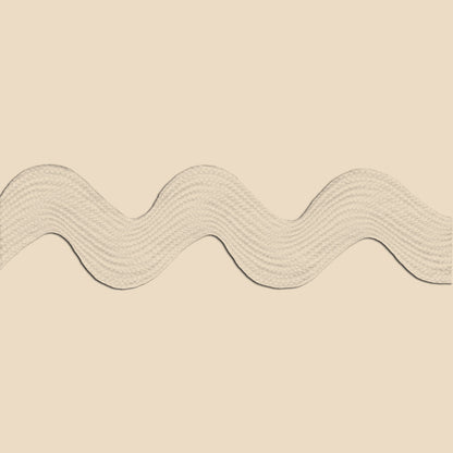 Jumbo Ric Rac in Cream