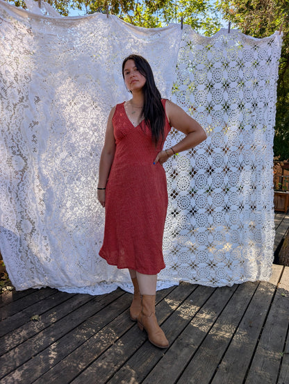 Mini Gingham Linen - Cherry Pie
