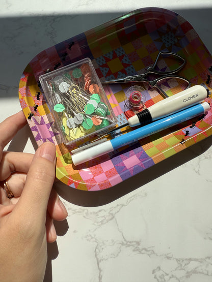 Patchwork Quilt Trinket Tray