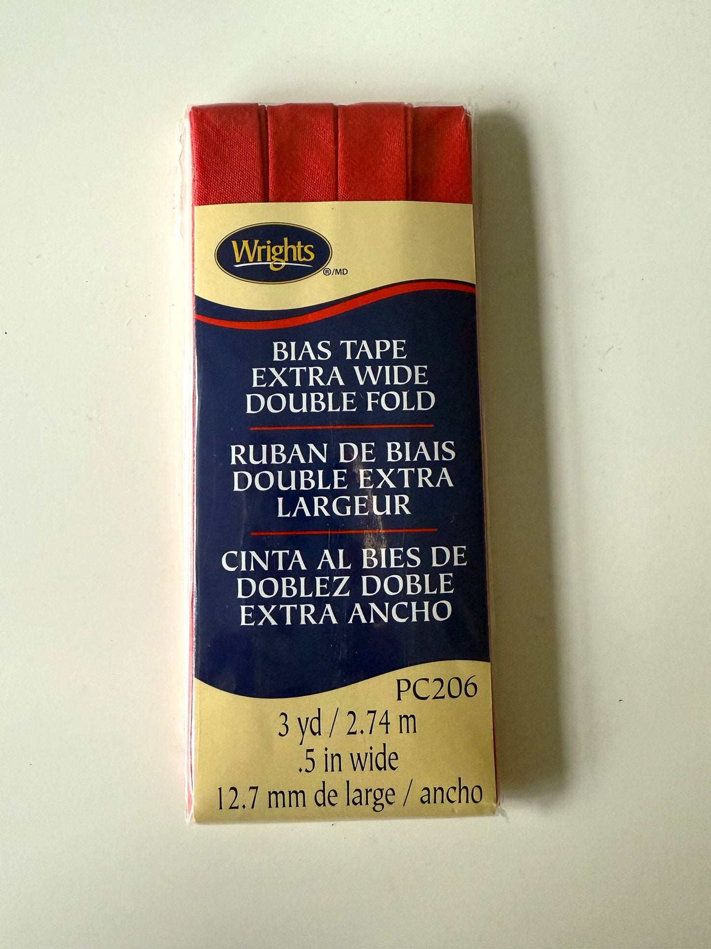 Bias Binding - 1/2" Double Fold (3 yards in a Pack)