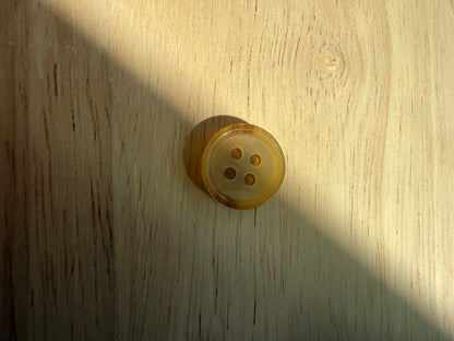Blonde Shirting Buttons - 0.6" (sold by the button)