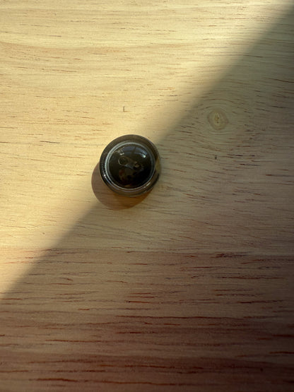 Smoky Shirting Buttons - 0.6" (sold by the button)