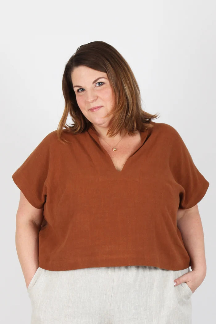 Revel Topper Sewing Pattern (Sizes 00-20 & 16-34) by Sew House Seven