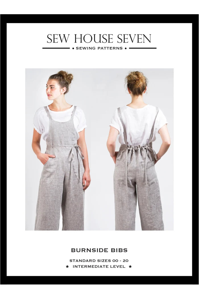 Burnside Bibs Sewing Pattern (Size 00-20) by Sew House Seven